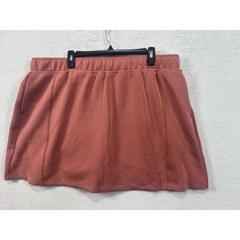 Mondetta Womens High Rise Walking Skort XXL Pink Recycled Tencel Performance New